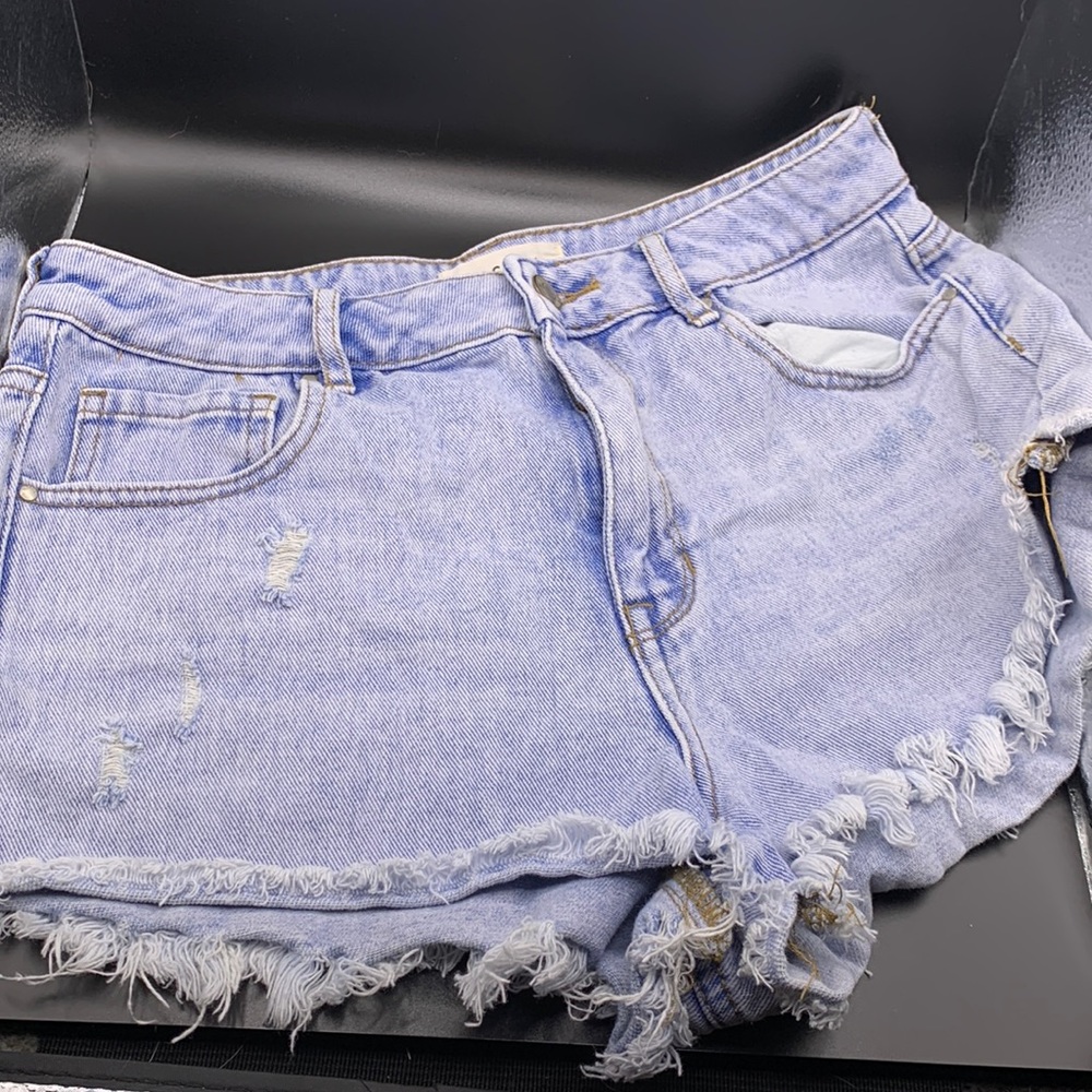 Pacsun High Rise Festival Short sz 29 distressed denim